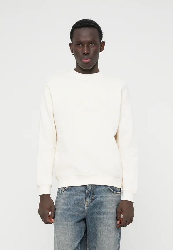 JORBLEECKER BRANDING CREW - Sweatshirt - antique white