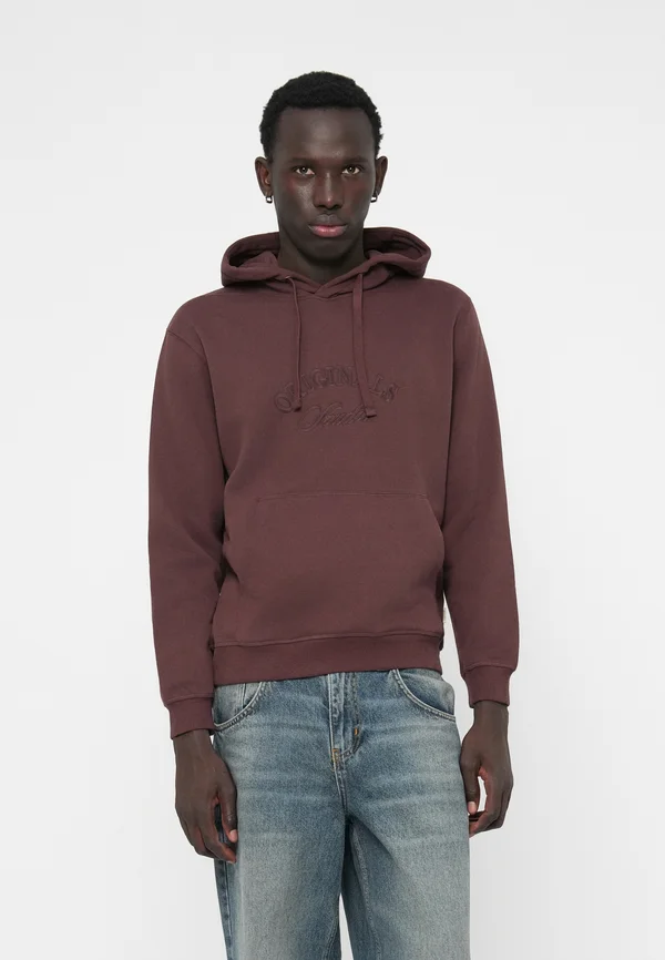 JORBLEECKER BRANDING HOOD - Sweatshirt - deep mahogany