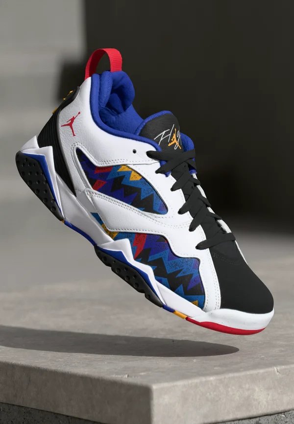 JORDAN 92 - High-top trainers - white/bright concord/university red/black/laser orange/soar