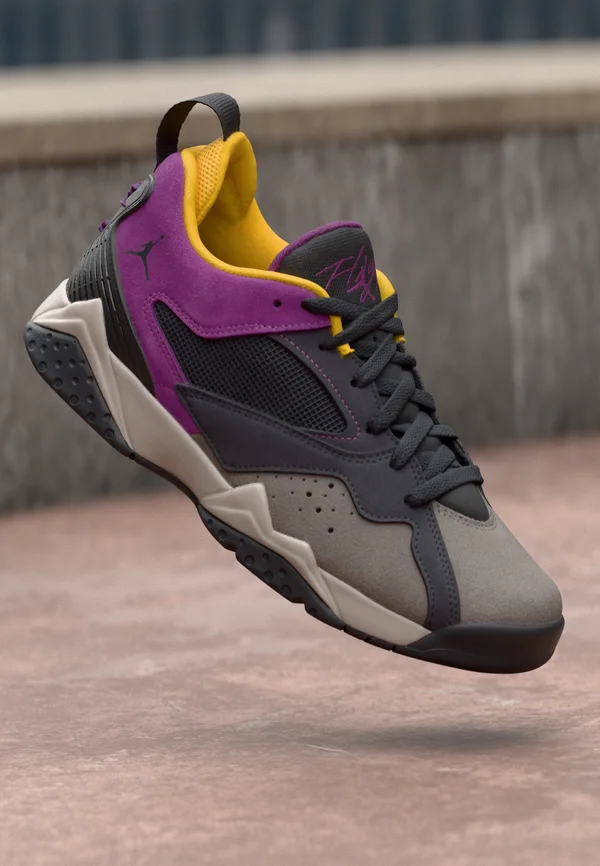 JORDAN 92 UNISEX - High-top trainers - oil grey/viotech/cave stone/dark sulfur/moon particle
