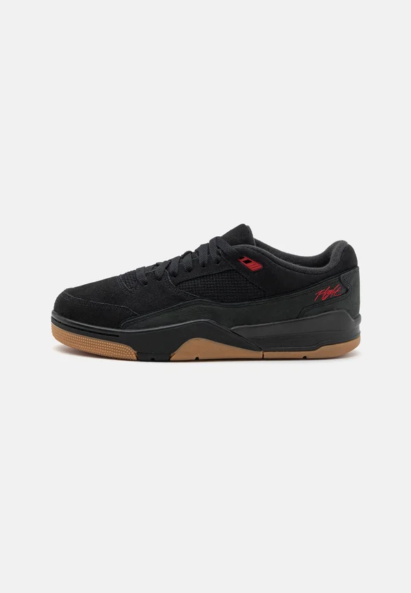 JORDAN FLIGHT COURT - Trainers - black/varsity red/med brown