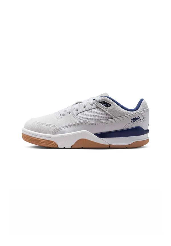 JORDAN FLIGHT COURT UNISEX - Trainers - neutral grey/midnight navy-white-gum lt brown