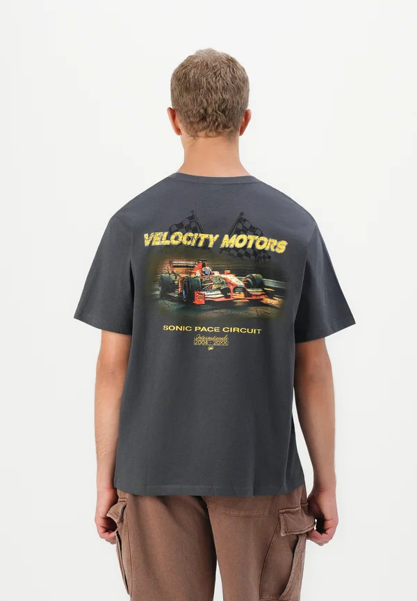JORFORMULA GALLERY TEE CREW NECK  - Print T-shirt - asphalt