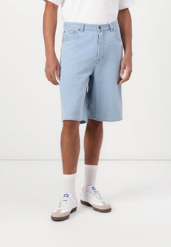 JORTS - Denim shorts - light blue denim