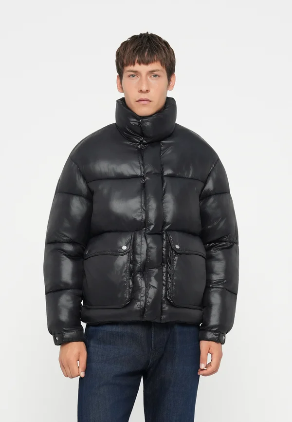JORYORK SHINY PUFFER  - Winter jacket - black