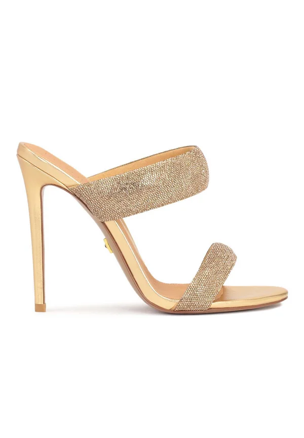 JOSEFINE - Heeled mules - gold