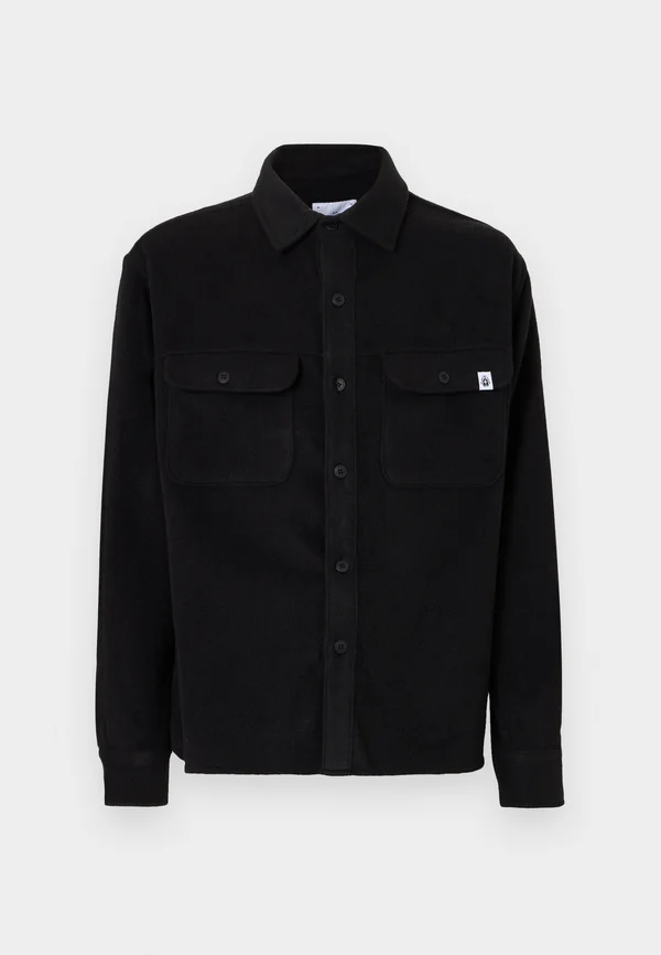 JOWEN OVERSHIRT UNISEX - Button-down blouse - black