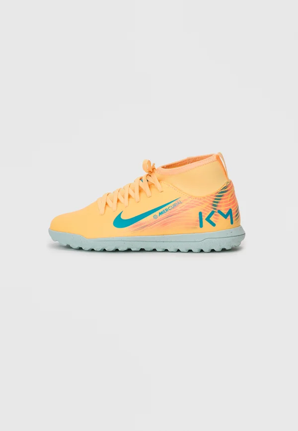 JR MERCURIAL SUPERFLY 10 CLUB TF KYLIAN MBAPPE - Turf football boots - melon tint/neo turq/igloo