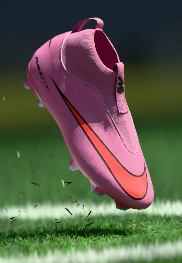 JR MERCURIAL ZOOM SUPERFLY 10 ACAD FGMG UNISEX - Firm-ground football boots - magic flamingo/black/total crimson