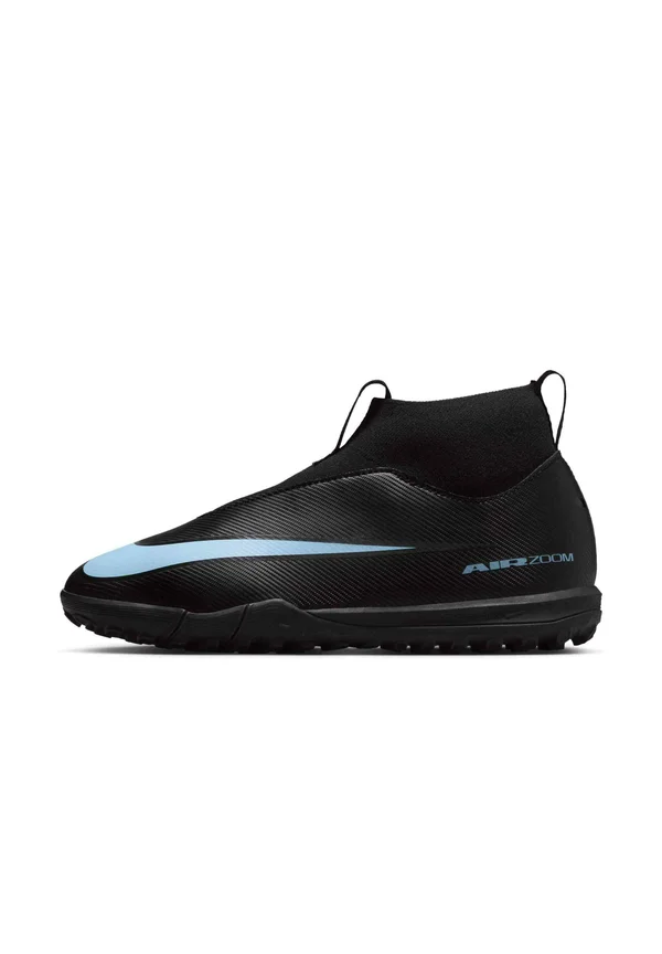 JR MERCURIAL ZOOM SUPERFLY 10 ACADEMY TF UNISEX - Turf football boots - black ice blue