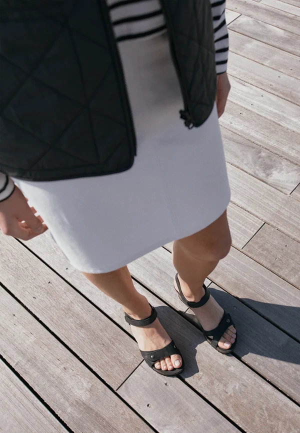 JULIA BASICS - Platform sandals - black