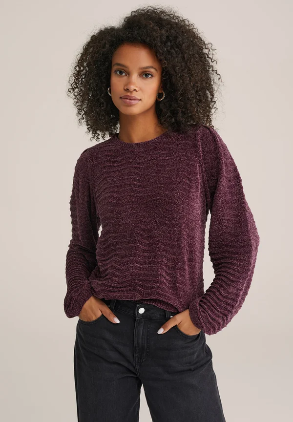 Jumper - aubergine