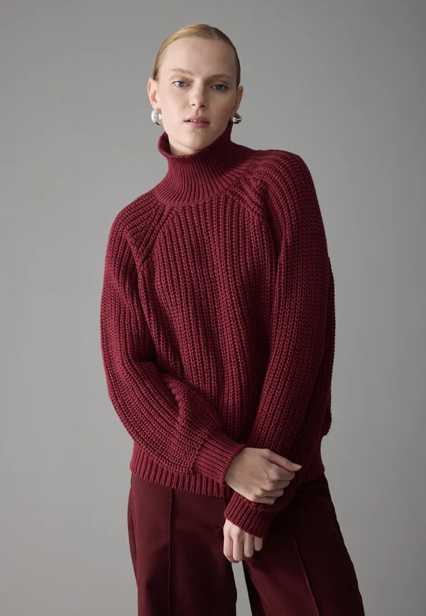 Jumper - burgundy