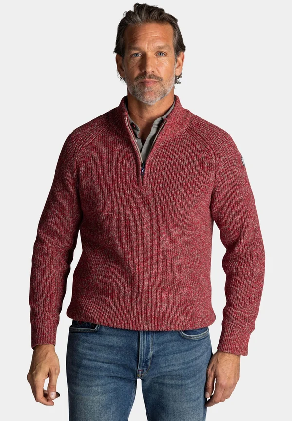 Jumper - cherry red melange