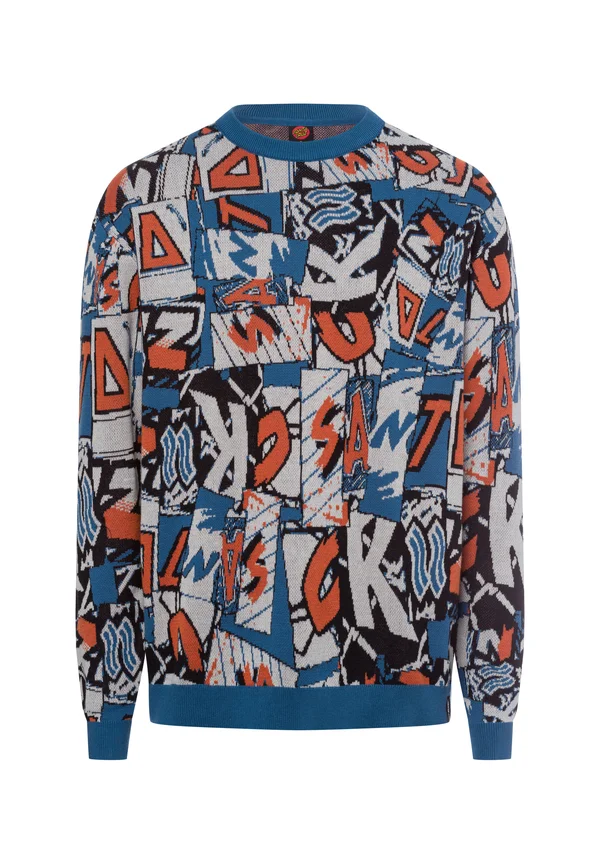 Jumper - grau mehrfarbig