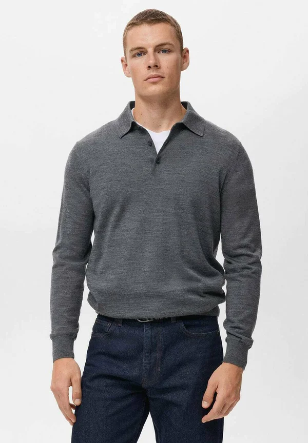 Jumper - mottled grey