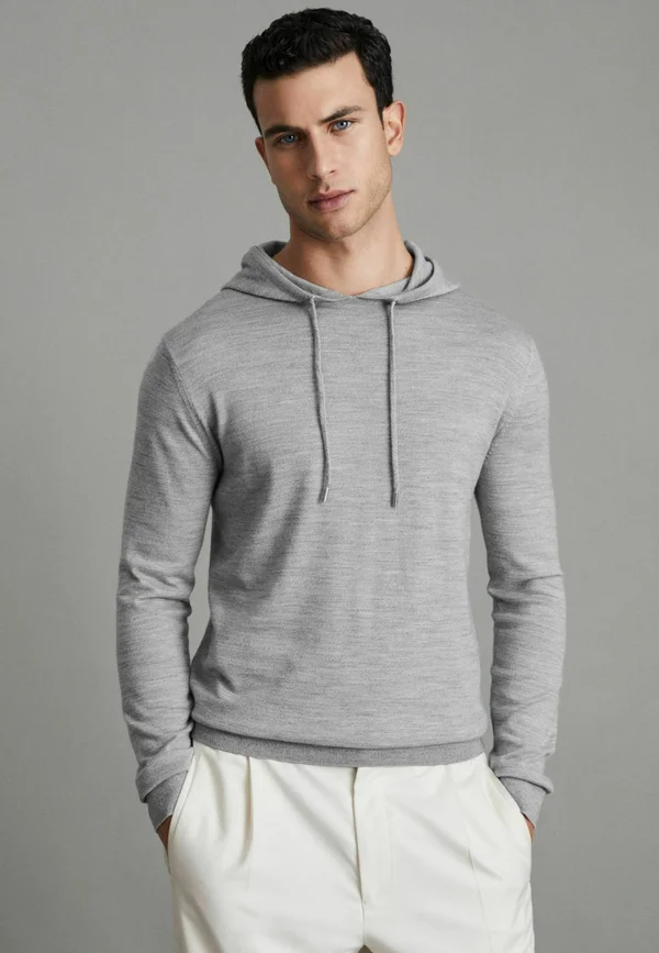 Jumper - soft grey mouline