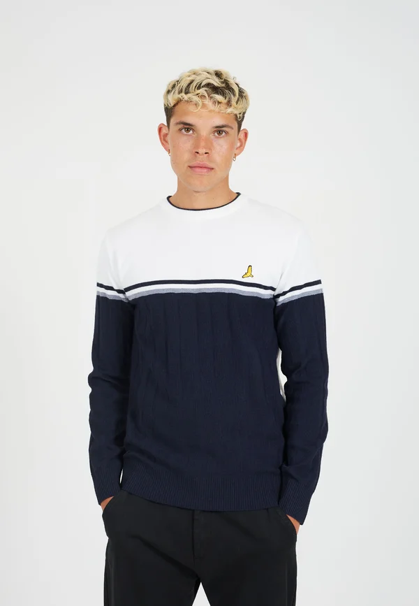Jumper - white/navy