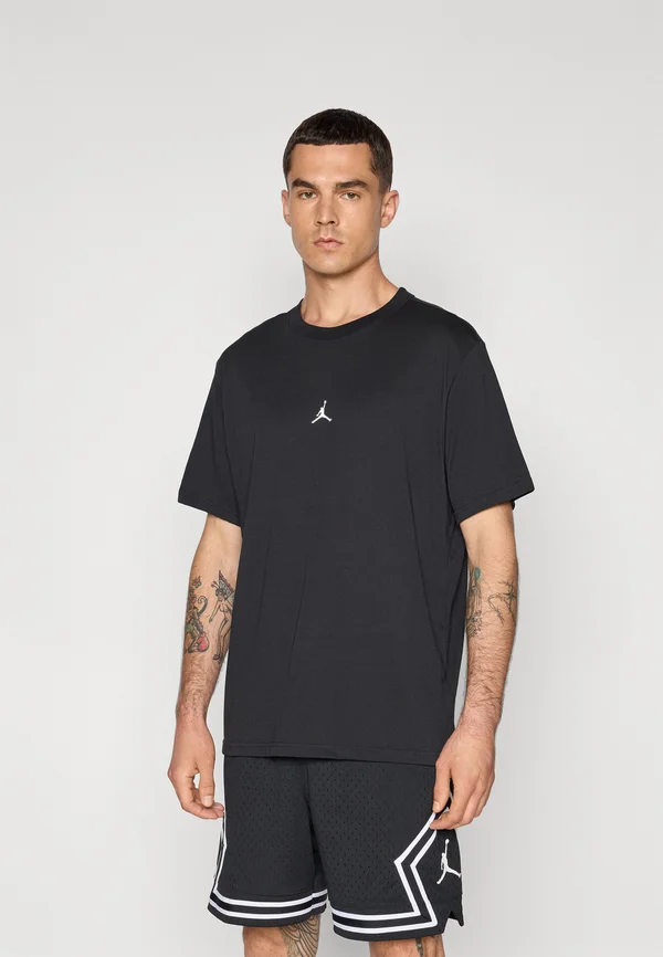 JUMPMAN CREW - Sports T-shirt - black/white