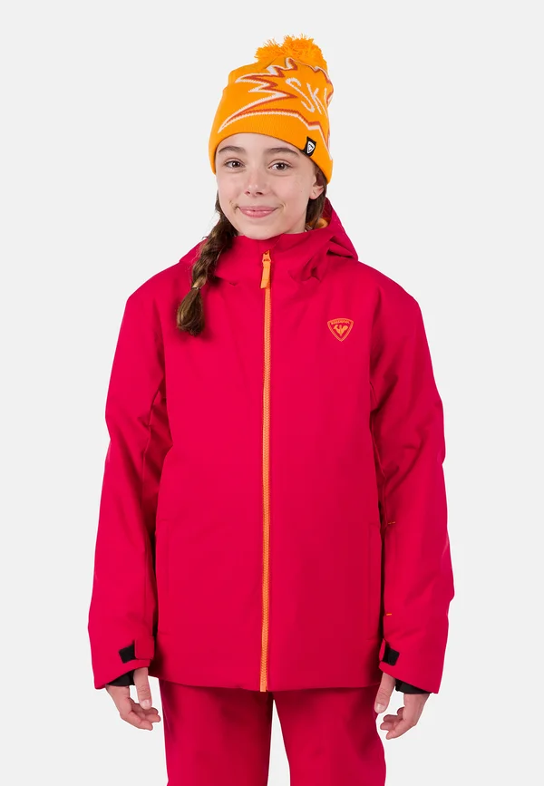 JUNIOR UNISEX STRAWPILE - Snowboard jacket - ruby red
