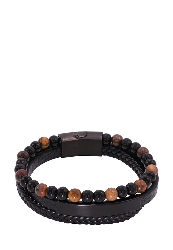 JUSTUS - Bracelet - schwarz