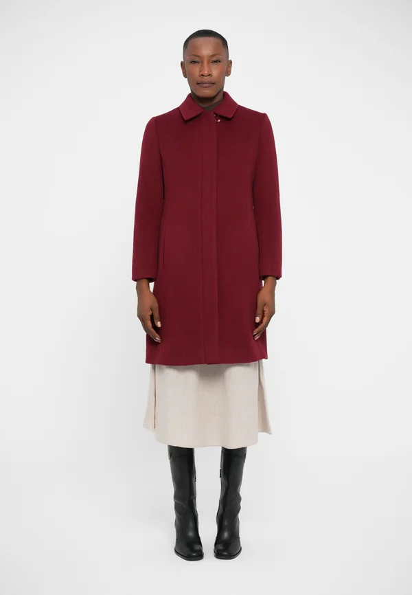 JUSY - Classic coat - bordeaux