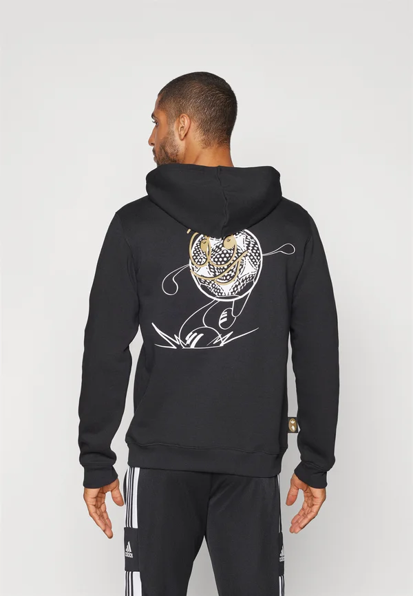JUVE - Hoodie - black/dark gold