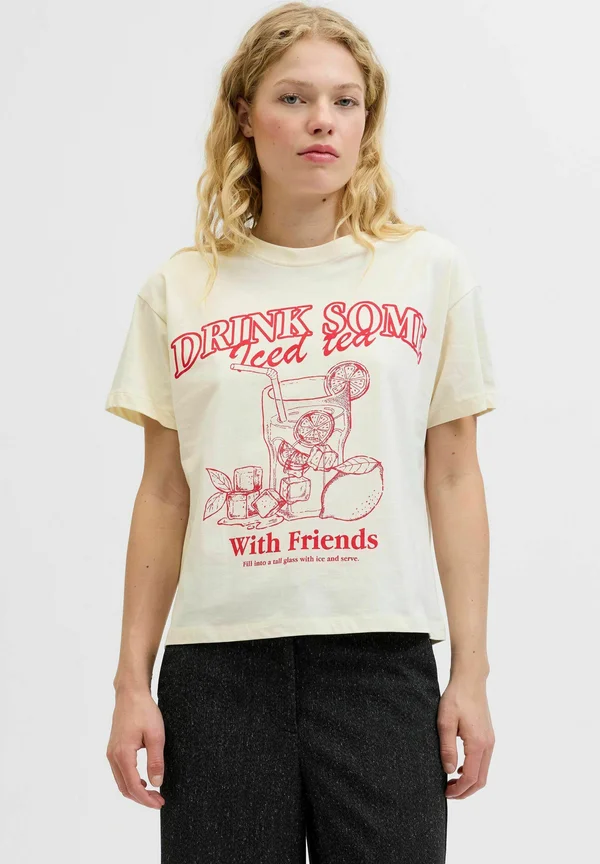 JXLUCY - Print T-shirt - vanilla ice