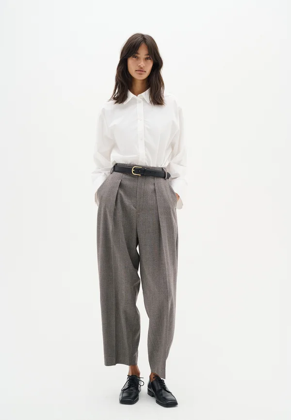 KAHLA - Trousers - brown puce