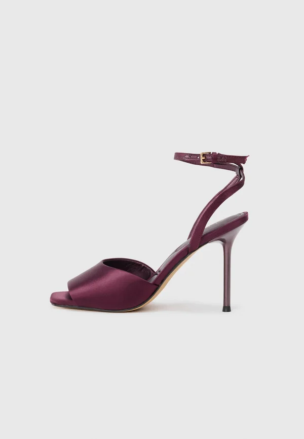 KAIASIEN - High heeled sandals - bordo