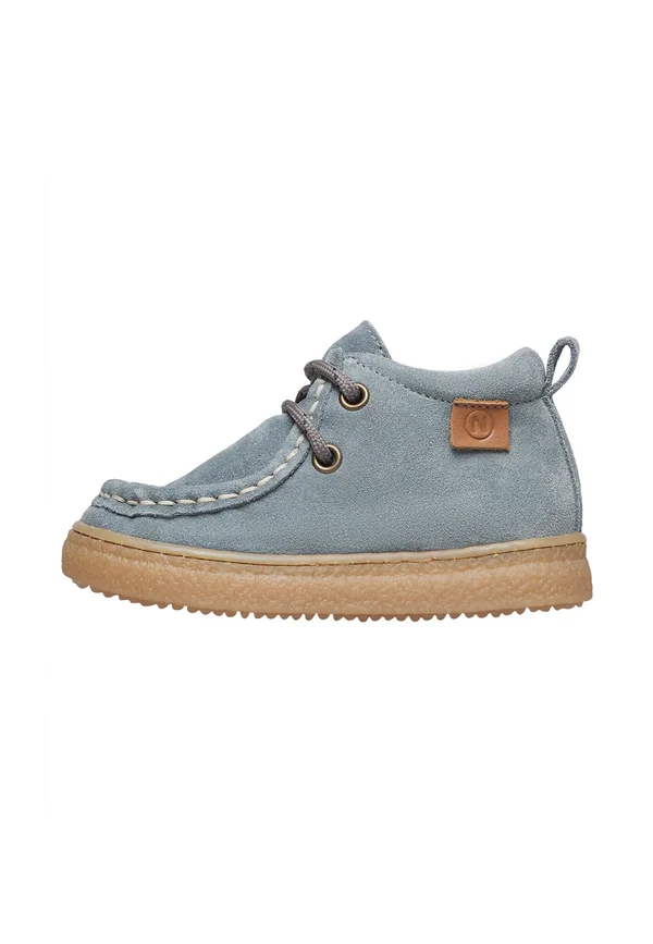 KASDEN - Baby shoes - azurblau-grau