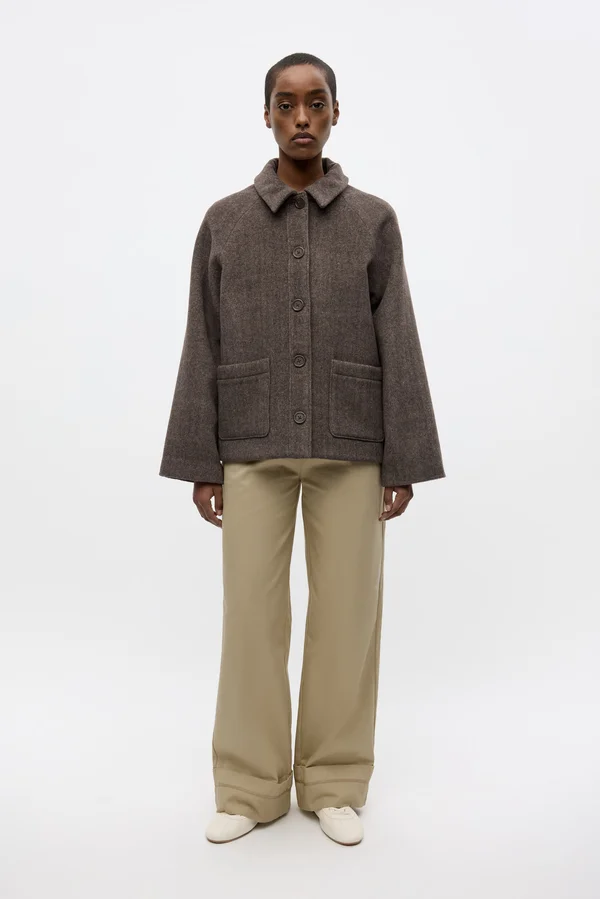 KATE JACKET - Light jacket - brown