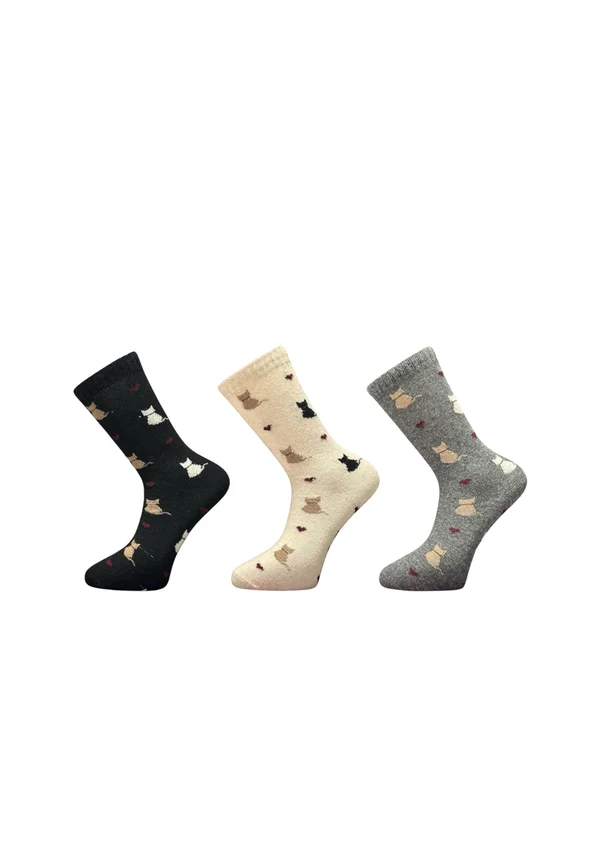 KATZEN - PACK OF 3 - Socks - grau