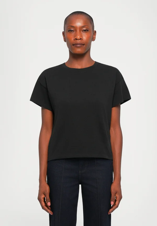 KELLY BOXY TEE - Basic T-shirt - black
