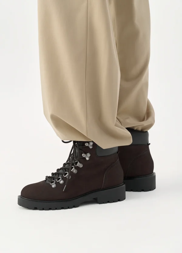 KENOVA - Lace-up ankle boots - java