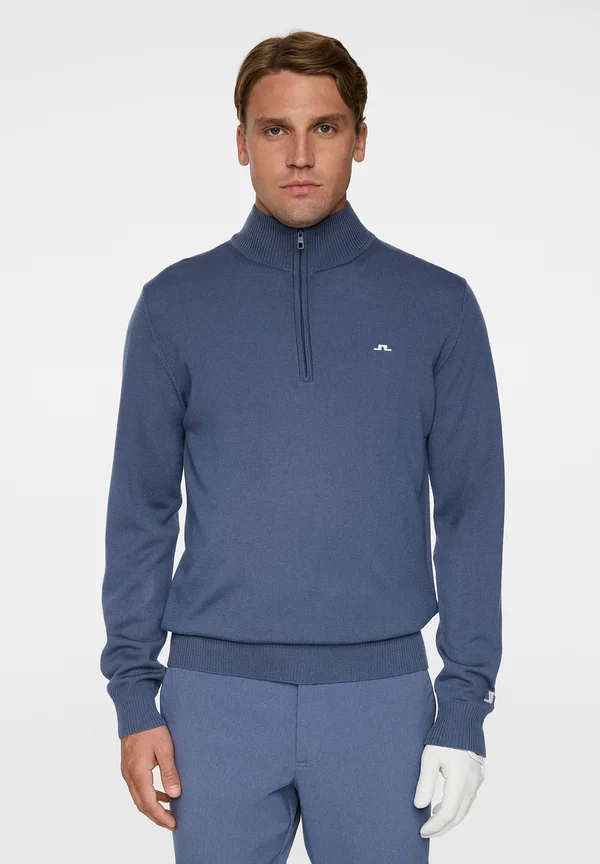 KIAN ZIPPED  - Jumper - vintage indigo