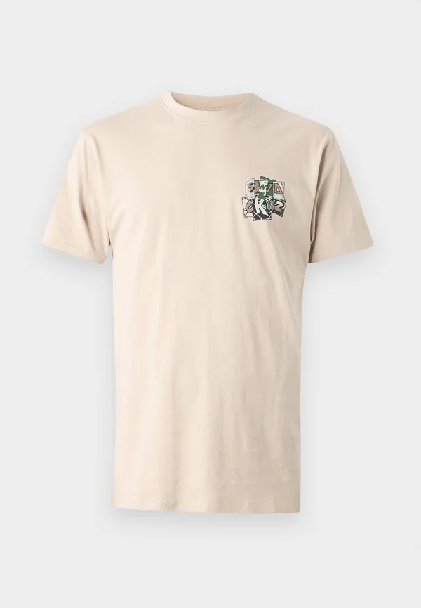 KICK BACK UNISEX - Print T-shirt - fog