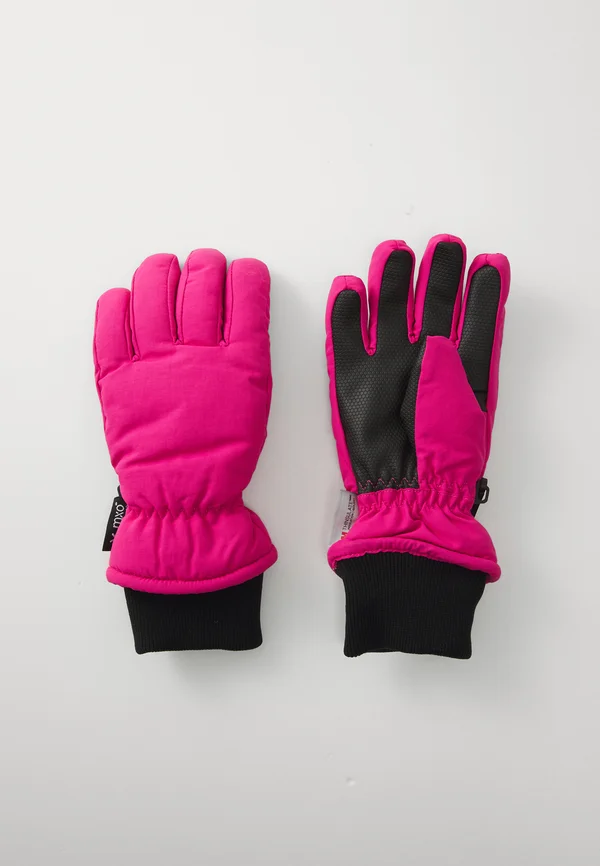 KIDS THERMO FINGER GLOVE CUFF WRIST LOOP UNISEX - Gloves - fuchsia