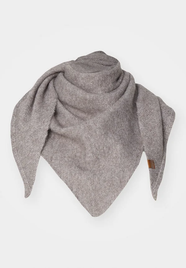 KIDS TRIANGULAR SCARF UNISEX - Scarf - braunmeliert
