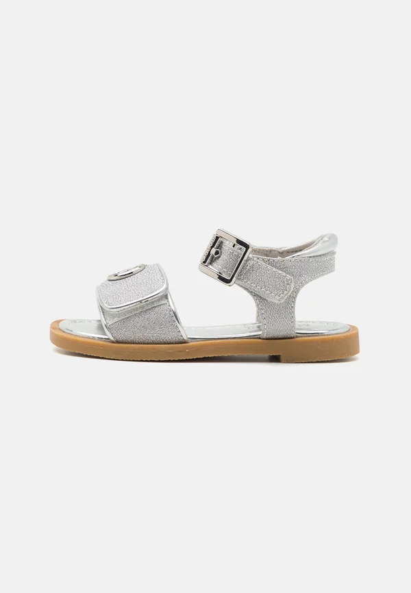 KIERAN - Sandals - silver/white