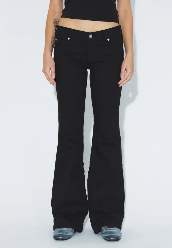 KILY - Bootcut jeans - solid black