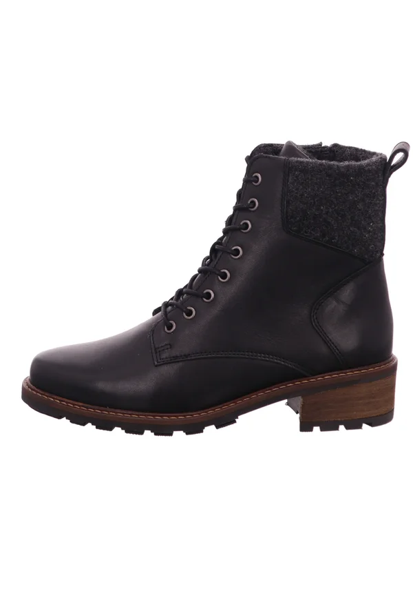 KINGA CRUST - Lace-up ankle boots - schwarz