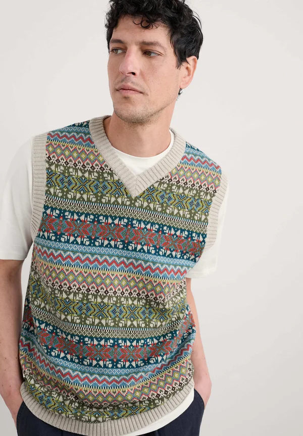 KITTO - Jumper - multi twigs kingfisher