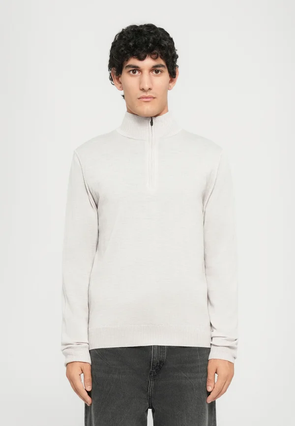 KIYAN QUARTER ZIP - Jumper - moonbeam