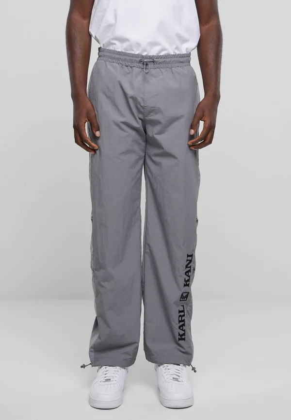 KK RETRO WIDELEG TRACK - Tracksuit bottoms - grey