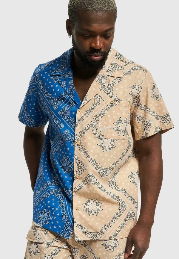 KM232 035 1 KK CHEST SIGNATURE PAISLEY BLOCK RE - Shirt - blue/sand