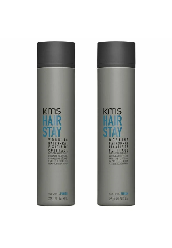 KMS HAIRSTAY WORKING SPRAY 2ER SET* HAIRSTAY WORKING SPRAY 2ER SET* - Hairspray - farblos