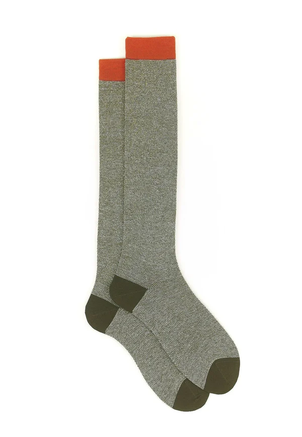 Knee high socks - quercia zucca