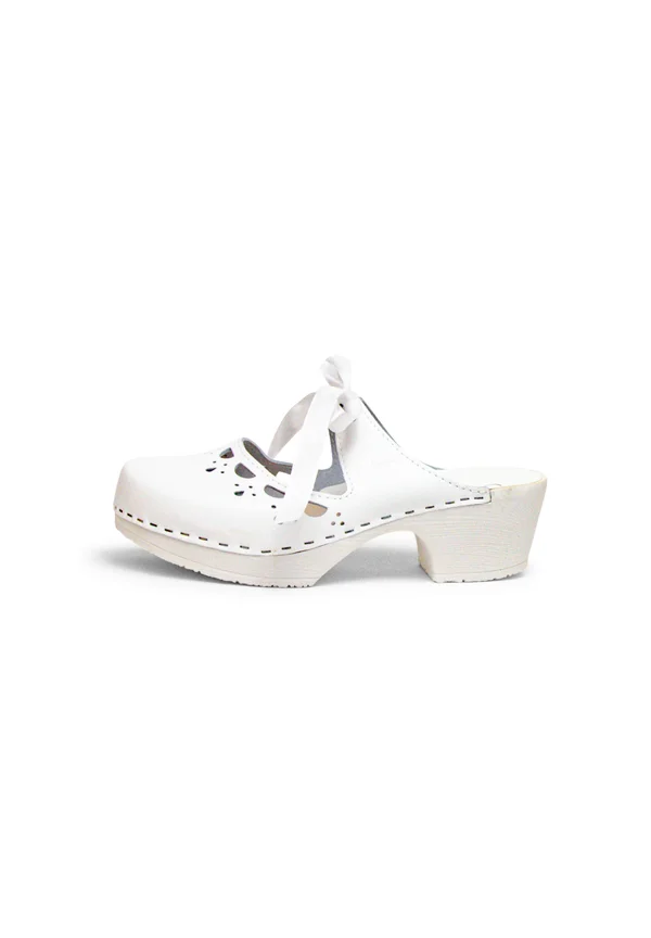 KNYTA - Clogs - white