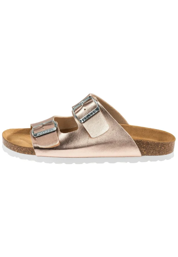 KORFU - Mules - rose/gold//white/white